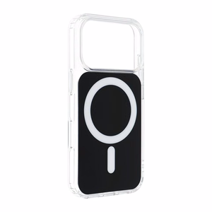 Case for Samsung S26 Clear Fusion Mag Cover compatible with MagSafe black