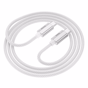 Hoco USB-C - USB-C -kaapeli QC3.0 PD 5A 240W 1,8 m U134 harmaa