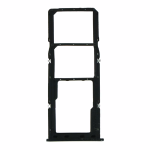 SIM-kortin pidike Samsung A715 A71 2020 Prism Crush Black OEM