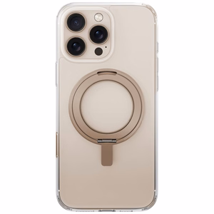 Uniq Swivix 360 Pyörivä Jalusta Suojakuori iPhone 16 Pro Max:lle - Kultainen