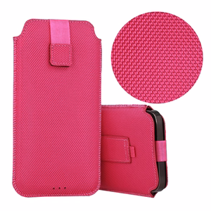 HIT Pouch Case (Size XL) for Iphone 15/15 Pro/Iphone 16/16 Pro/Samsung S24/S24 Plus/S25/S25 Plus/A53/A55 5G design 2 pink