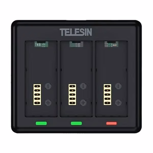 Charger for 3 batteries for GoPro HERO 13 Telesin (S0-BCG-12-TGP)