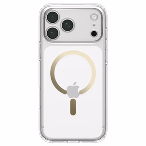 Spigen Ultra Hybrid MagSafe -suojakuori iPhone 18 Pro Max / 17 Pro Max -malleille, läpinäkyvä kullanvärinen