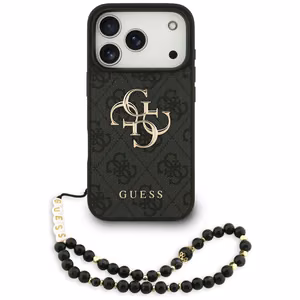 Guess 4G Strap 4G Classic Logo Suojakuori iPhone 17 Prolle - musta