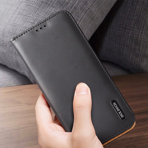 Dux Ducis Hivo Suojakuori Samsung Galaxy S23+ läppäkotelo lompakko jalusta RFID-esto ruskea