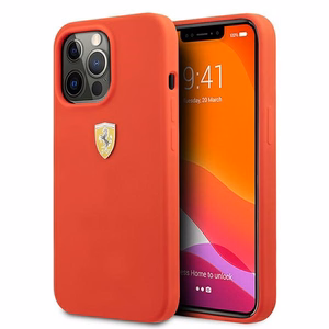 Ferrari FESSIHCP13XRE iPhone 13 Pro Max 6.7" punainen/punainen kovakotelo Silikoni