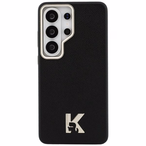 Karl Lagerfeld Suojakuori K Metal Logo MagSafe Samsung Galaxy S26 Ultra:lle musta