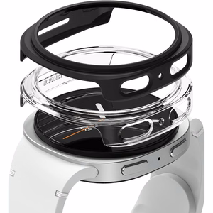 Ringke Slim 2 kpl kuori Samsung Galaxy Watch 8 40mm - läpinäkyvä-mattamusta