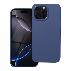 Silikoninen suojakuori iPhone 16 PRO MAX:lle sininen