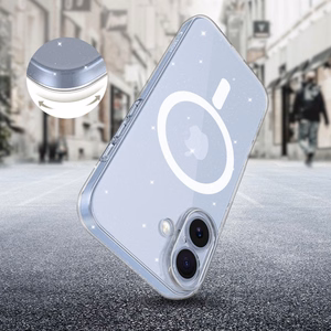 Tech-Protect FlexAir MagSafe Suojakuori iPhone 17:lle - Kirkas Glitter