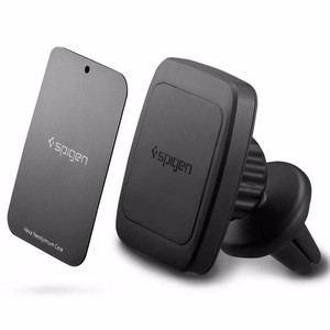 Spigen H12 puhelinteline autoon ilmanvaihtoristikkoon magneettinen - musta