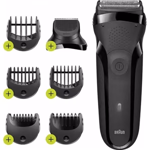 Braun Series 3 300BT – akkukäyttöinen parranajokone, enintään 30 min, NiMH, musta