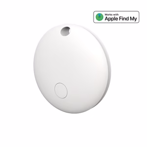 Setty paikannin FindMy pyöreä TFO TAG 01 valkoinen + suojakuori