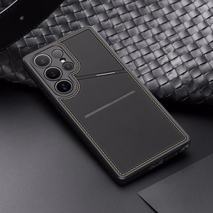 Dux Ducis Rafi II Suojakuori Samsung Galaxy S25 Ultralle jalustalla ja lompakolla - Musta