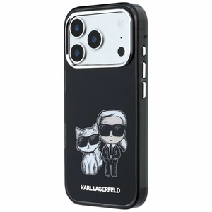 KARL LAGERFELD -kotelo mallille IPHONE 18 Pro /17 Pro MagSafe-yhteensopiva (Bodies Sketch) (väri: musta)