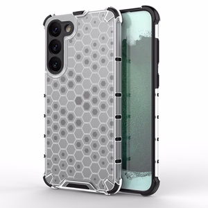 Honeycomb Suojakuori Samsung Galaxy S23+:lle panssaroitu hybridikotelo läpinäkyvä