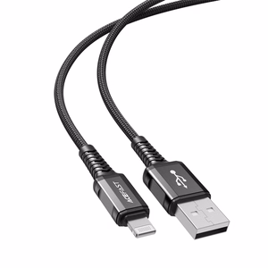 Acefast kaapeli MFI USB - Lightning 1.2m, 2.4A musta (C1-02 black)