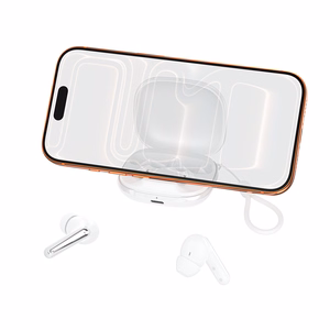 XO Bluetooth-kuulokkeet G53 TWS valkoinen ANC + ENC telineellä