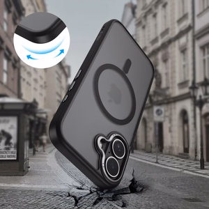 Tech-Protect MagEdge MagSafe Suojakuori iPhone 17:lle - mattamusta