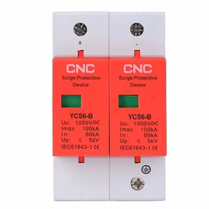 DC Surge Protection Device, 2P, Class B, 60-1000kA, 1000VDC