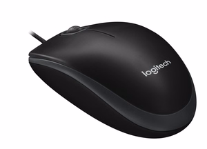 LOGI B100 optical Mouse Black USB OEM