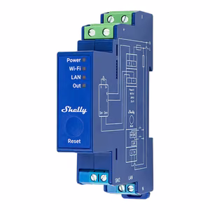 Shelly Pro Dimmer 0/1-10V PM valaistuksenohjain, WiFi/Bluetooth