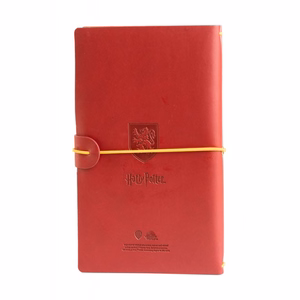 Harry Potter Gryffindor nahkainen matkapäiväkirja, 12 × 19,6 cm, punainen