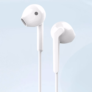 Dudao X3+ in-ear headphones, wired, 3.5mm minijack - white