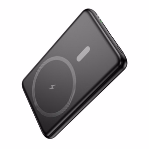 Varavirtalähde Hoco 5000 mAh QC PD 2A 20W erittäin ohut J140A musta, MagSafe-yhteensopiva