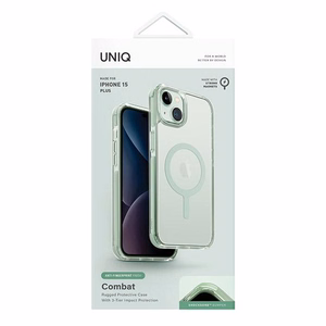 Uniq Combat Magclick lataussuojakotelo iPhone 15 Plus / 14 Plus - mintunvihreä