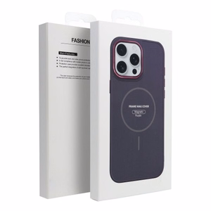 Suojakuori iPhone 17 PRO:lle Frame Mag Cover MagSafe-yhteensopiva violetti