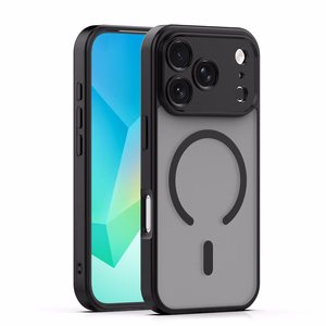 Mag Matt Suojakuori iPhone 17 Pro 6,3" musta kamerasuoja