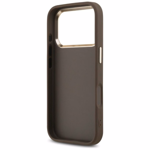 GUESS GUE005483 (PU W/ Big 4G Classic Logo) suojakuori laitteelle iPhone 18 Pro / 17 Pro, väri: ruskea ja kullanvärinen