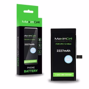 Maximcell akku iPhone 12 Mini:lle 2227mAh Li-poly