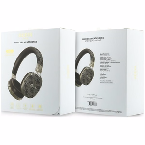 Wireless headphones Guess ENC Metal 4G Script Logo brown