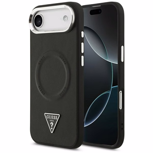 Guess Triangle Logo MagSafe Suojakuori iPhone Air:lle - Musta
