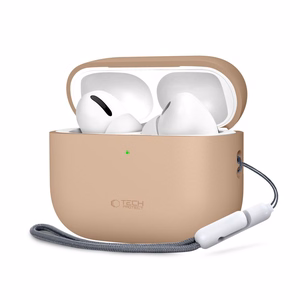 Tech-Protect Silikoninen Suojakuori AirPods Pro 3 -lle - beige