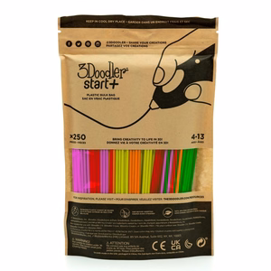 3Doodler Filament Start+ 250 neonrot neonorange neongruen neongelb neonpink\"\"Neon Compostable plastic Fluorescent green, Fluorescent orange, Fluorescent pink, Fluorescent red, Fluorescent yellow 1 g