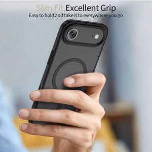 Tech-Protect MagMat MagSafe Suojakuori iPhone 17 Air:lle - Matta Musta