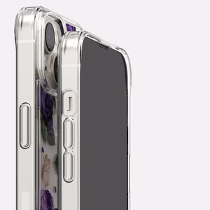 Ringke Fusion Design panssaroitu kotelo suojus geelirunko iPhone 14 Plus läpinäkyvä (violetti ruusu) (FD637E29)