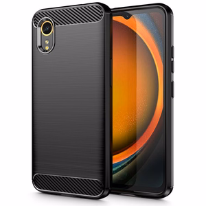 Tech-Protect TPUCarbon Suojakuori Samsung Galaxy XCover 7:lle - musta