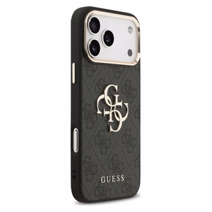 Guess 4G Big 4G Classic Logo -suojakuori iPhone 17 Pro Max - musta ja kulta