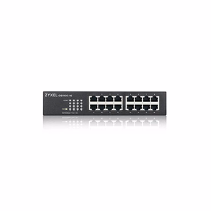 Zyxel GS1100-16-EU0104F – hallitsematon, Gigabit Ethernet, verkkokytkin, 16 porttia