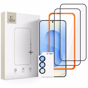 Tech-Protect Easy Set+ 3 kpl panssarilasi Samsung Galaxy S26:lle - musta