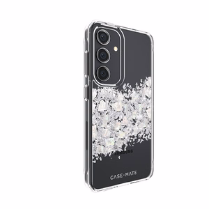Case-Mate Karat helmiäiskoristeinen suojakuori Samsung Galaxy S24 -laitteelle, A Touch of Pearl -värinen