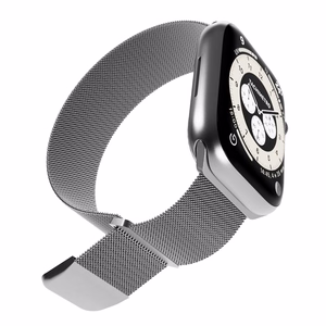 Puro Milanese Stainless Steel Apple Watch Band 38/40/41mm - Silver