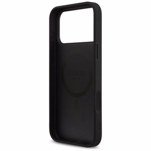 Guess 4G Printed Stripes MagSafe suojakuori iPhone 17 Pro Max:lle musta