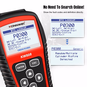 Konnwei KW808 OBD2 -diagnostiikkaskanneri