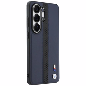 BMW Perforated Stripe Logo MagSafe Suojakuori Samsung Galaxy S26 Ultralle - laivastonsininen