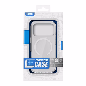 Rock Crystal Shield Series Magneettinen Suojakuori iPhone 17 Pro Max:lle läpinäkyvä